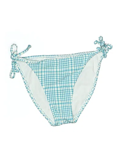 Pre-owned Xhilaration Swimsuit Bottoms In Blue