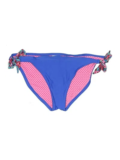 Pre-owned Xhilaration Swimsuit Bottoms In Blue