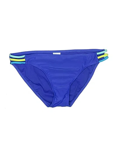 Pre-owned Xhilaration Swimsuit Bottoms In Blue