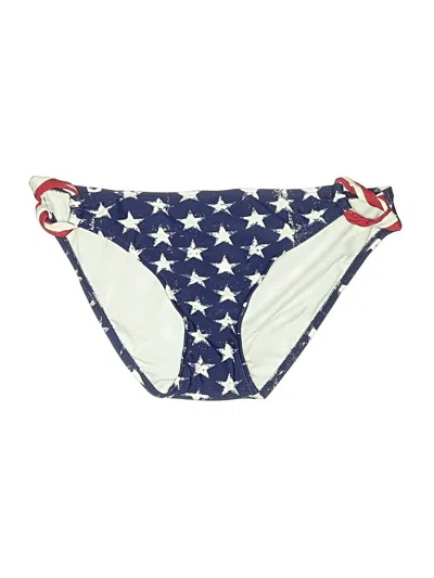 Pre-owned Xhilaration Swimsuit Bottoms In Blue