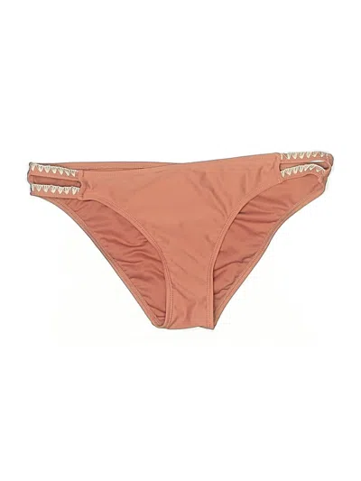 Pre-owned Xhilaration Swimsuit Bottoms In Brown