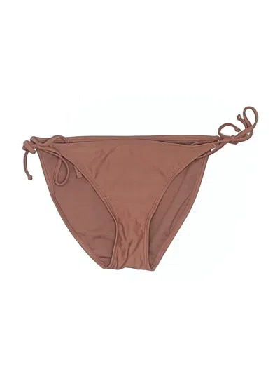Pre-owned Xhilaration Swimsuit Bottoms In Brown