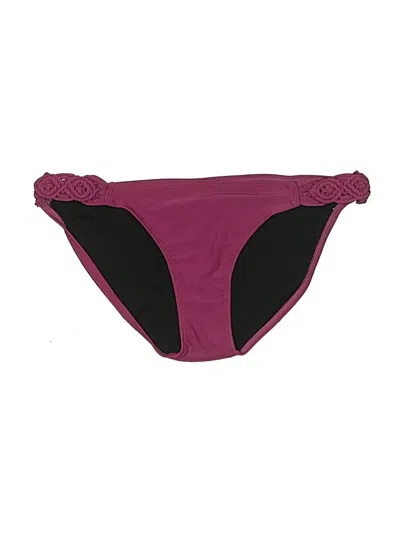Pre-owned Xhilaration Swimsuit Bottoms In Burgundy