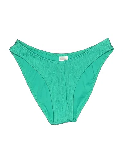 Pre-owned Xhilaration Swimsuit Bottoms In Green