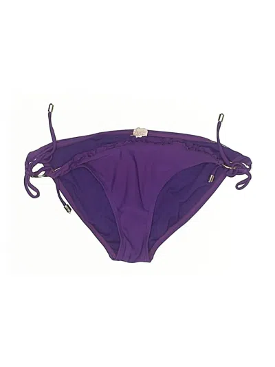 Pre-owned Xhilaration Swimsuit Bottoms In Purple