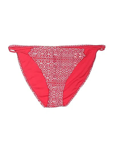 Pre-owned Xhilaration Swimsuit Bottoms In Red