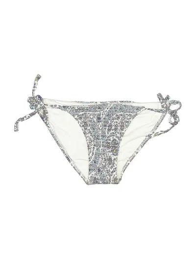 Pre-owned Xhilaration Swimsuit Bottoms In Silver