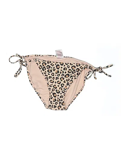 Pre-owned Xhilaration Swimsuit Bottoms In Tan