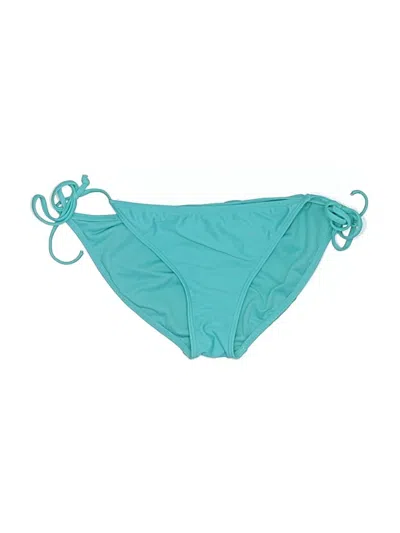 Pre-owned Xhilaration Swimsuit Bottoms In Teal