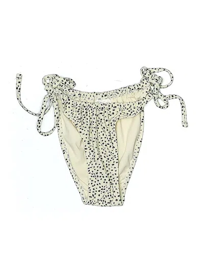 Pre-owned Xhilaration Swimsuit Bottoms In White