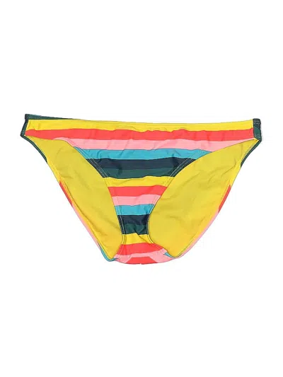 Pre-owned Xhilaration Swimsuit Bottoms In Yellow