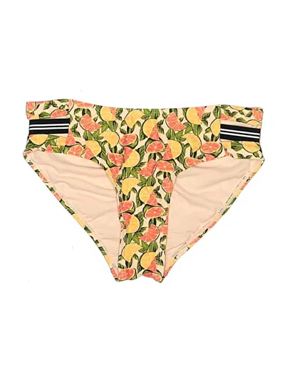 Pre-owned Xhilaration Swimsuit Bottoms In Yellow