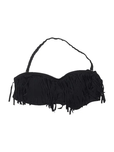 Pre-owned Xhilaration Swimsuit Top Black Swimwear