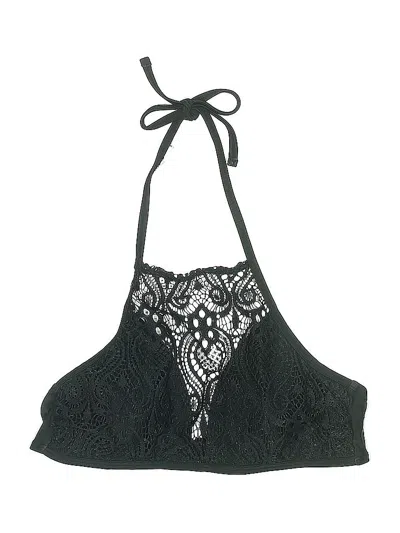 Pre-owned Xhilaration Swimsuit Top Black Swimwear