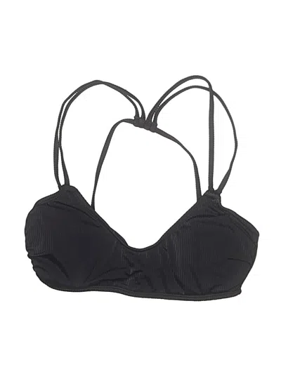 Pre-owned Xhilaration Swimsuit Top Black Swimwear