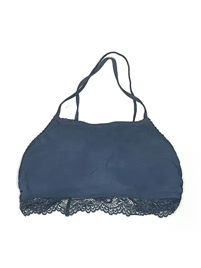 Pre-owned Xhilaration Swimsuit Top Blue Swimwear