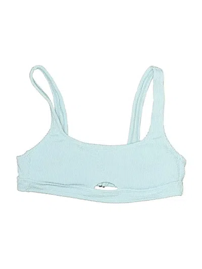 Pre-owned Xhilaration Swimsuit Top Blue Swimwear