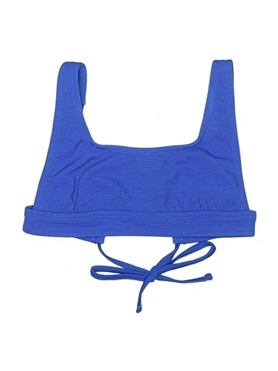 Pre-owned Xhilaration Swimsuit Top Blue Swimwear