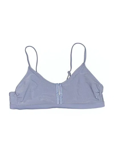 Pre-owned Xhilaration Swimsuit Top Blue Swimwear