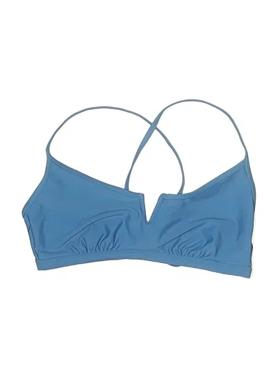 Pre-owned Xhilaration Swimsuit Top Blue Swimwear