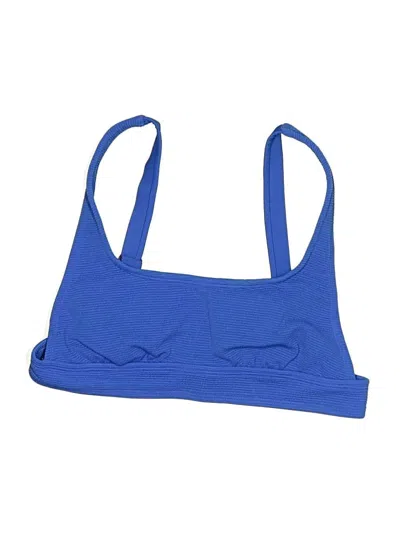 Pre-owned Xhilaration Swimsuit Top Blue Swimwear