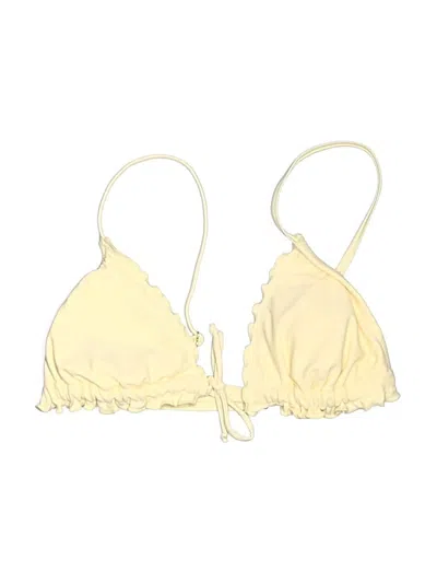 Pre-owned Xhilaration Swimsuit Top Gold Swimwear