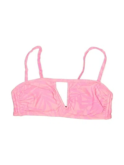 Pre-owned Xhilaration Swimsuit Top Pink Swimwear