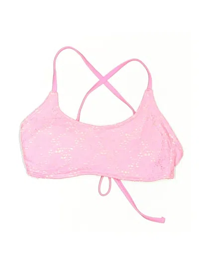 Pre-owned Xhilaration Swimsuit Top Pink Swimwear
