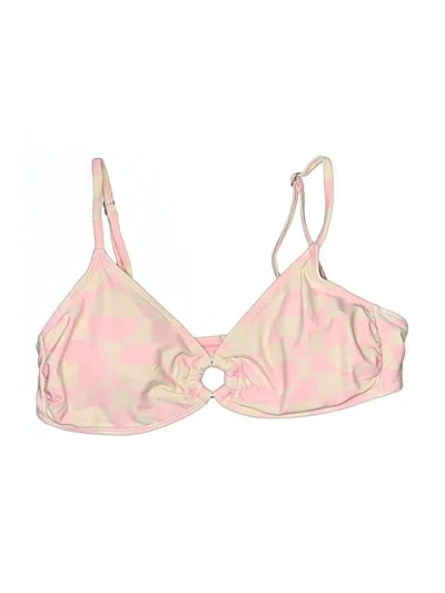 Pre-owned Xhilaration Swimsuit Top Pink Swimwear