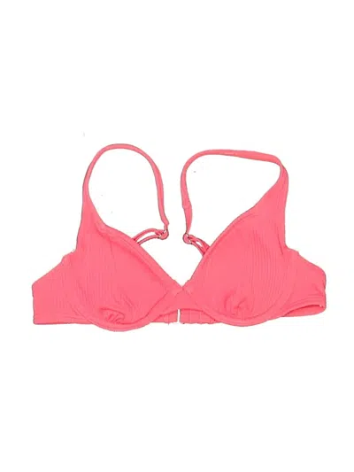 Pre-owned Xhilaration Swimsuit Top Pink Swimwear