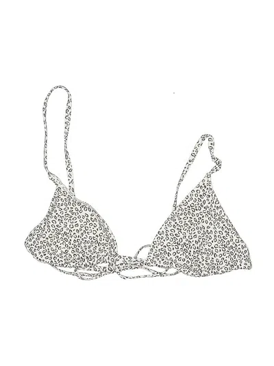 Pre-owned Xhilaration Swimsuit Top Silver Swimwear