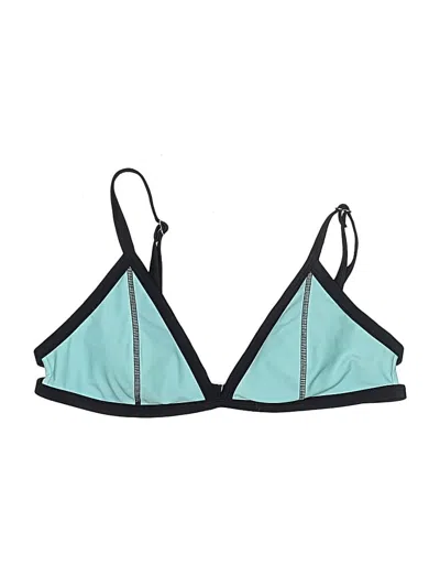 Pre-owned Xhilaration Swimsuit Top Teal Swimwear