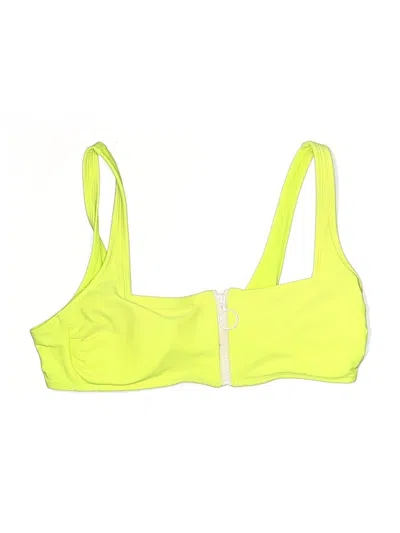 Pre-owned Xhilaration Swimsuit Top Yellow Swimwear