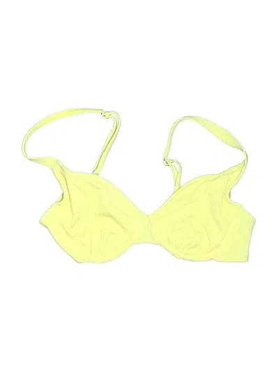 Pre-owned Xhilaration Swimsuit Top Yellow Swimwear