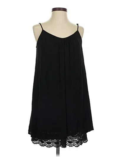 Pre-owned Xhilaration Tank Top Black Strapless Neckline Tops