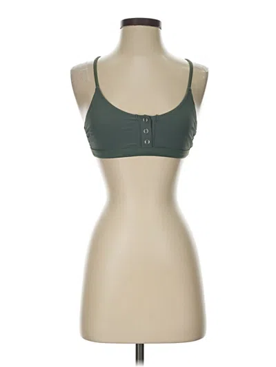 Pre-owned Xhilaration Tank Top Green Strapless Neckline Tops