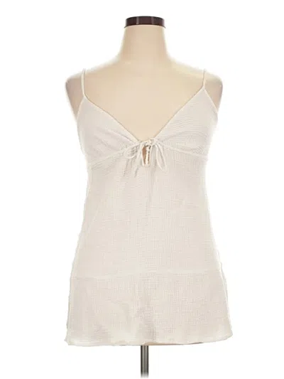 Pre-owned Xhilaration Tank Top Ivory Halter Neckline Tops