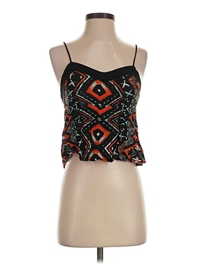 Pre-owned Xhilaration Tank Top Orange Strapless Neckline Tops