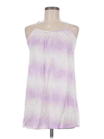 Pre-owned Xhilaration Tank Top Purple Halter Neckline Tops