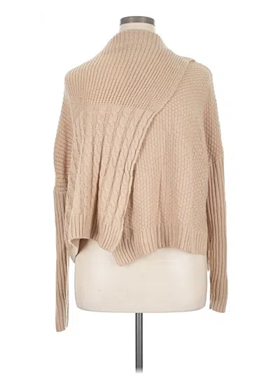 Pre-owned Xhilaration Turtleneck Sweater In Tan