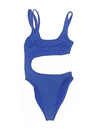 Pre-owned Xhilaration Two Piece Swimsuit In Blue