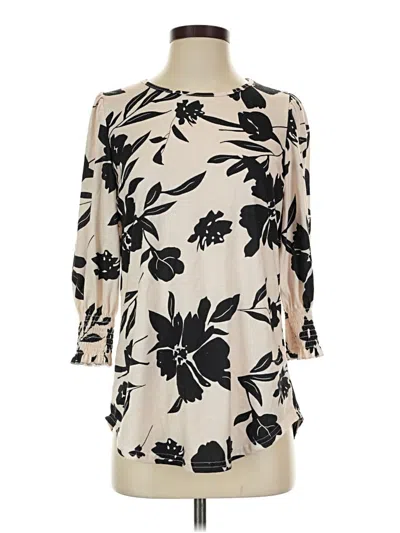 Pre-owned Xieerduo 3/4 Sleeve Blouse In Ivory