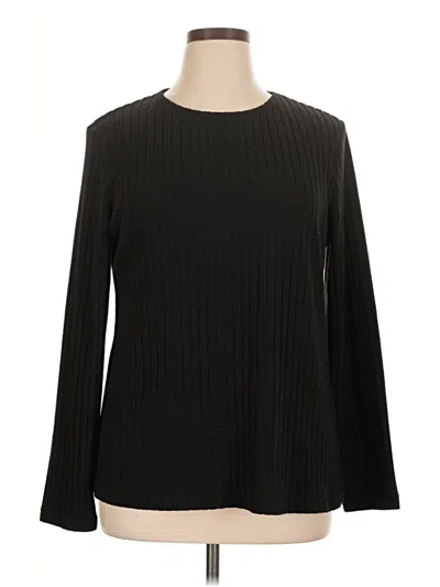 Pre-owned Xieerduo 3/4 Sleeve T-shirt In Black