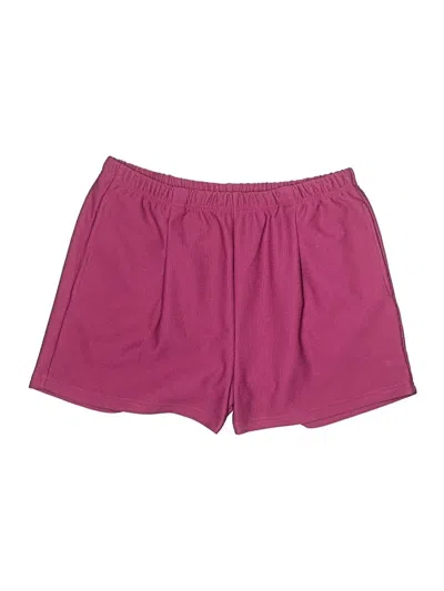 Pre-owned Xieerduo Athletic Shorts In Burgundy