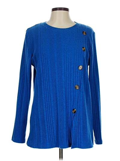 Pre-owned Xieerduo Cardigan Sweater In Blue