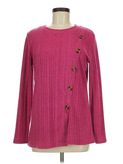 Pre-owned Xieerduo Long Sleeve Blouse In Pink