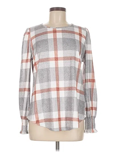 Pre-owned Xieerduo Long Sleeve Blouse In Silver