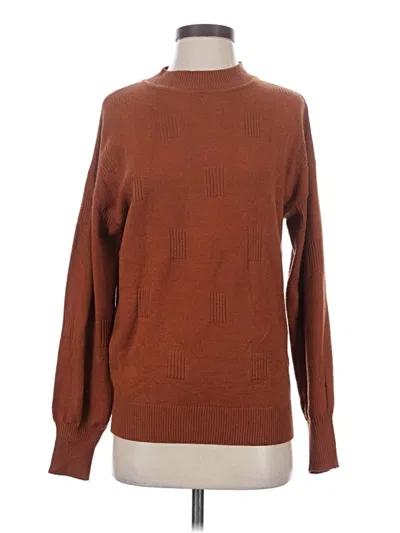Pre-owned Xieerduo Long Sleeve Turtleneck In Brown