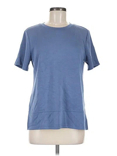 Pre-owned Xieerduo Short Sleeve Top Blue Crew Neck Tops