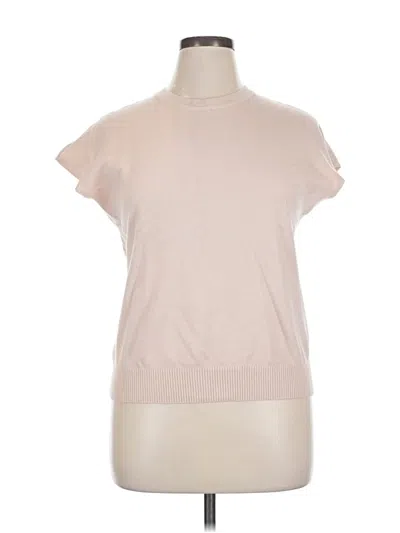 Pre-owned Xieerduo Short Sleeve Top Pink Crew Neck Tops